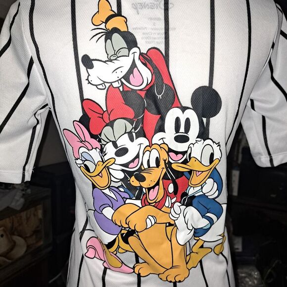 NEW Disney Mickey Mouse and Friends Ladies SM V Neck Jersey - Picture 5 of 7